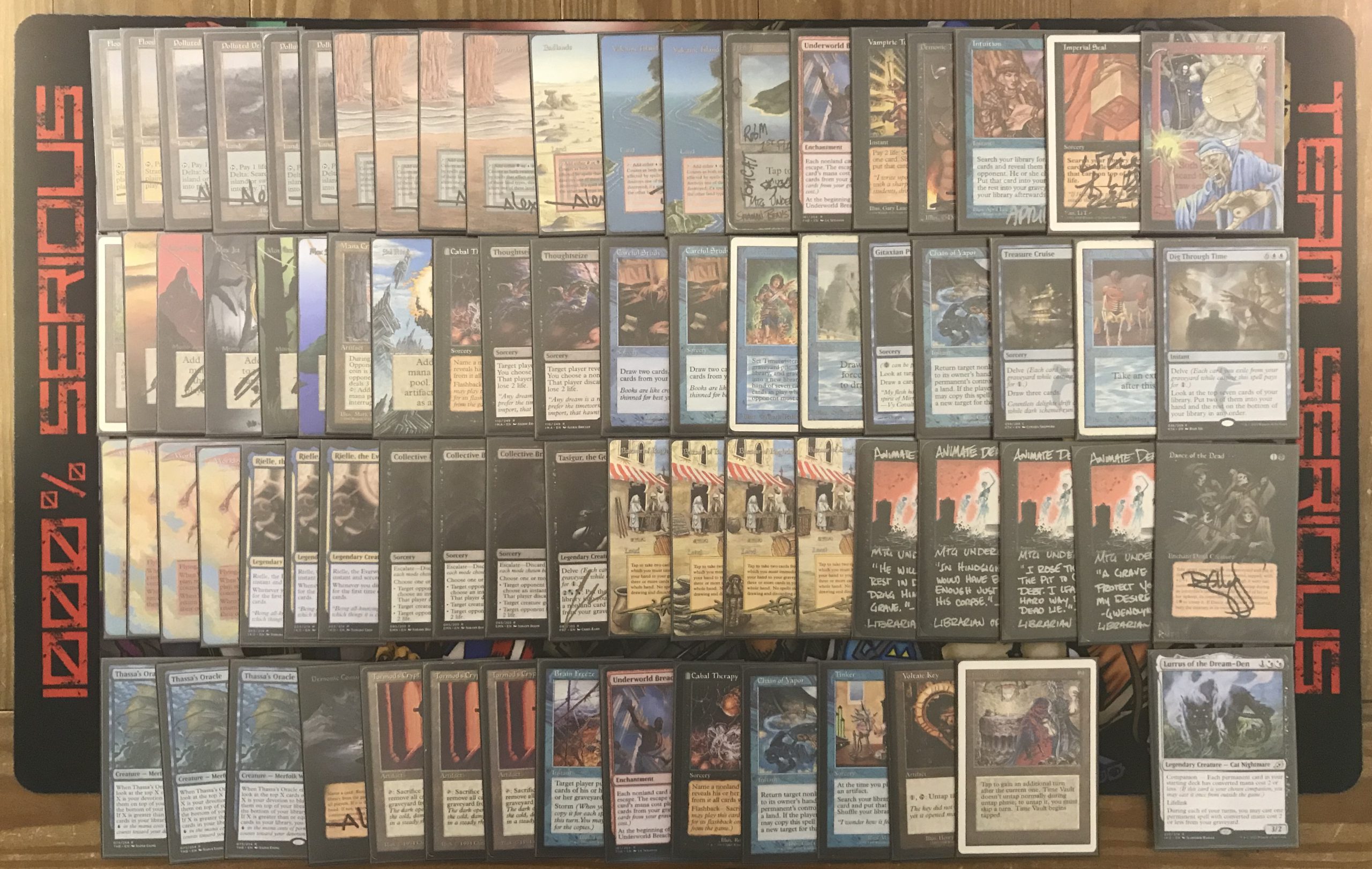 Picture of the TSI:VR decklist, All-Knowing Dragon